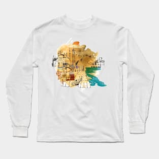 Egypt Collage Concept Long Sleeve T-Shirt